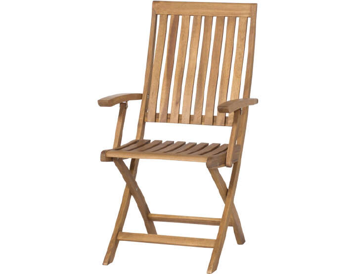 SIENA GARDEN Klappstuhl Paleros mit Armlehne Akazienholz, geölt